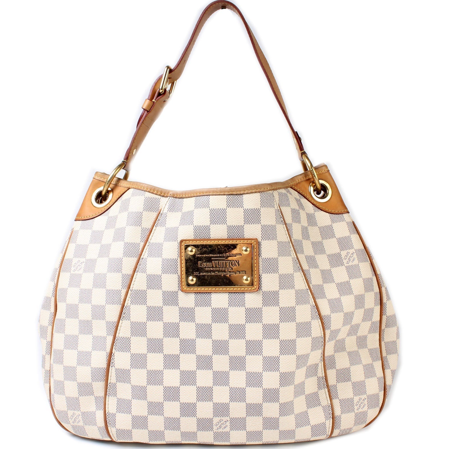 Louis Vuitton Galliera PM Azur Damier Handbag Azur 14