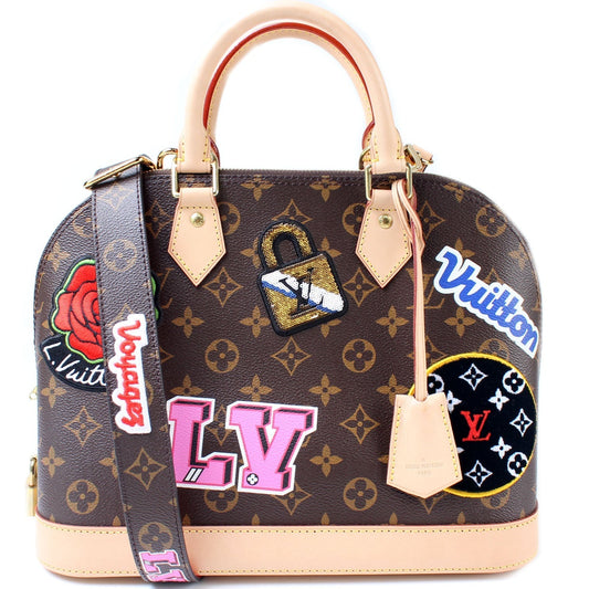 Louis Vuitton Alma PM Patches Monogram Handbag