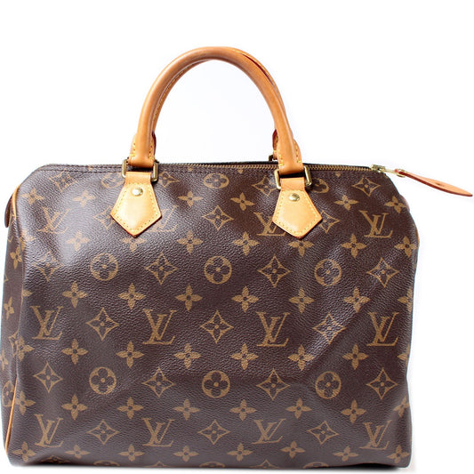 Louis Vuitton Speedy 30 Monogram Handbag Monogram 50