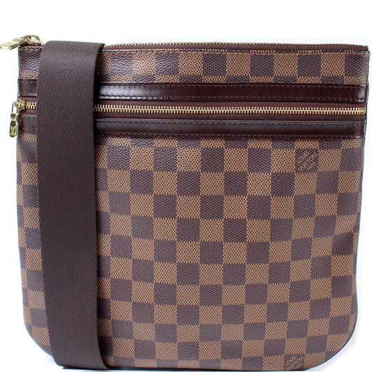 Louis Vuitton Pochette Bosphore Ebene Damier Clutch Bag Ebene 3