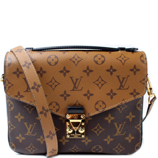 Louis Vuitton Pochette Metis Reverse Monogram Clutch Bag