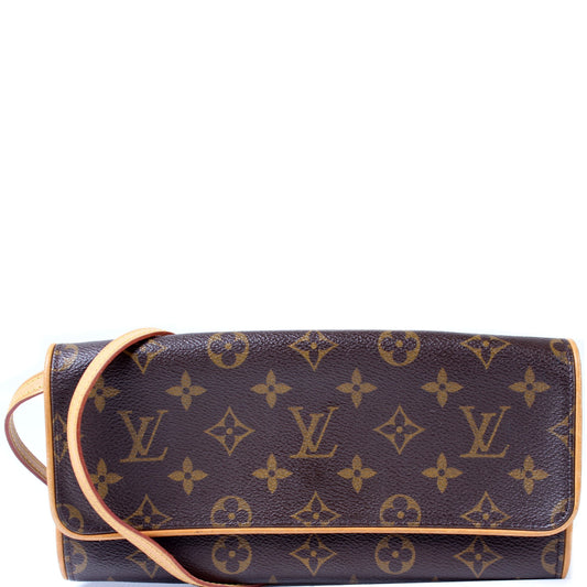Louis Vuitton Pochette Twin GM Monogram Clutch Bag Monogram 10