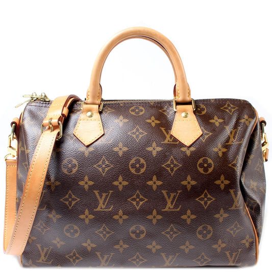 Louis Vuitton Speedy 30 Bandouliere Monogram Handbag Monogram 16
