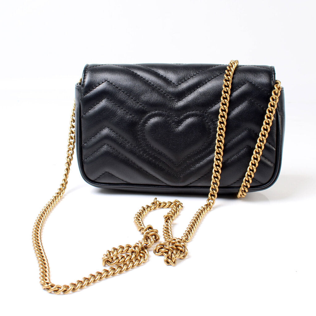 Gucci Marmont Super Mini Flap Travel Bag Flap 2