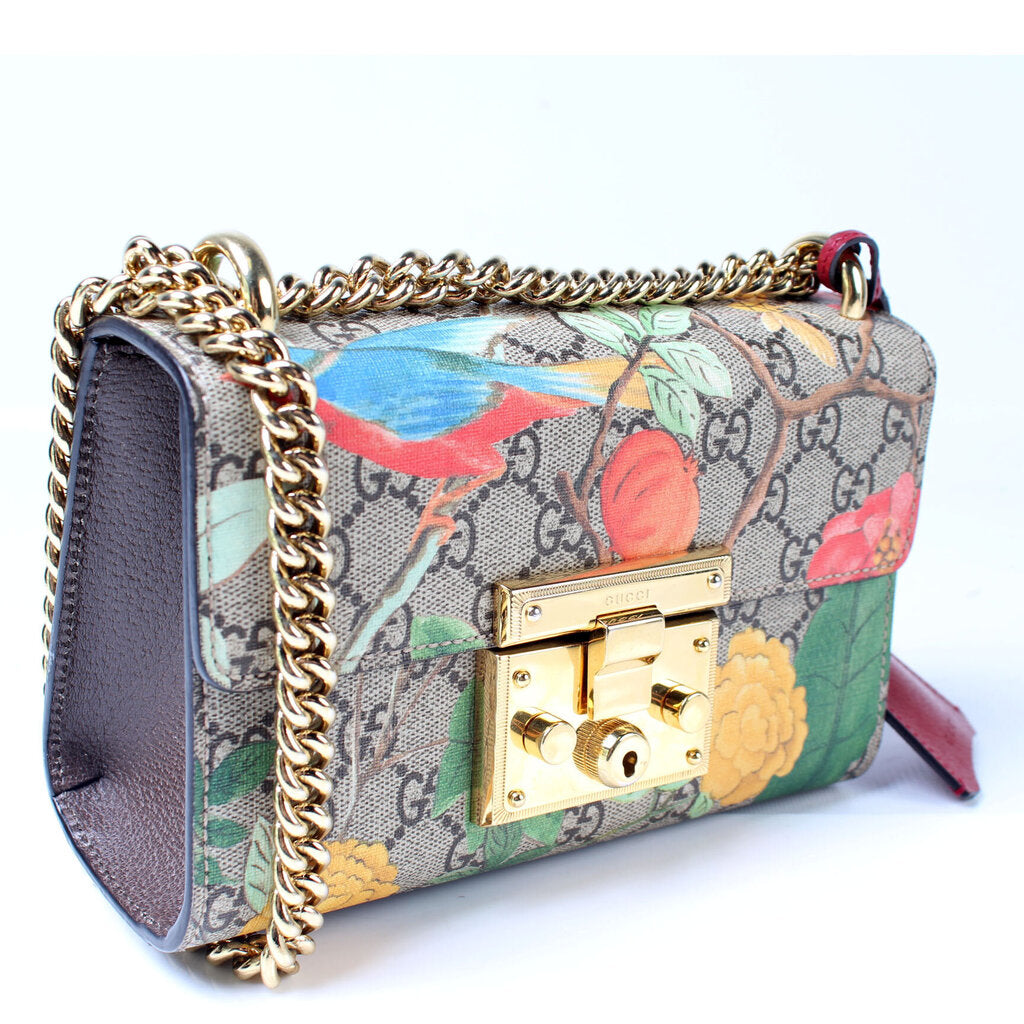 Gucci Padlock GG Supreme Tian Travel Bag