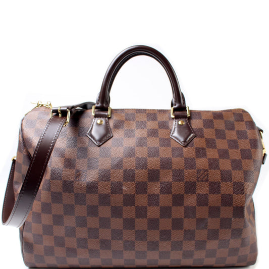 Louis Vuitton Speedy 35 Bandouliere Ebene Damier Handbag Ebene 5