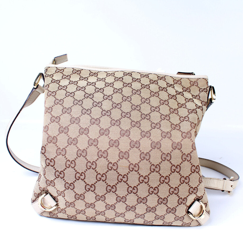 Gucci Abbey D Ring Messenger GG Canvas Jewelry