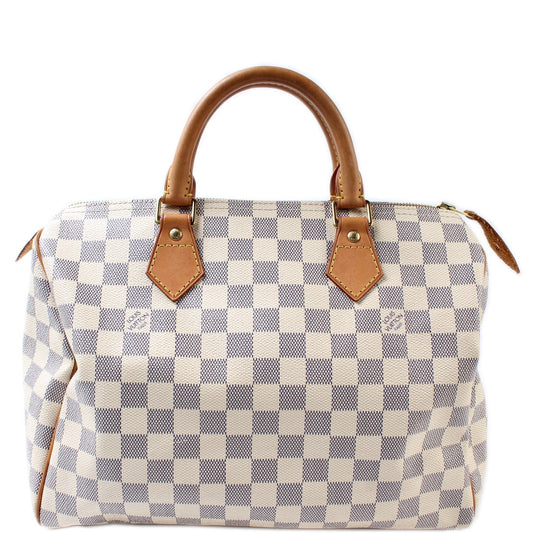 Louis Vuitton Speedy 30 Azur Handbag Azur 5