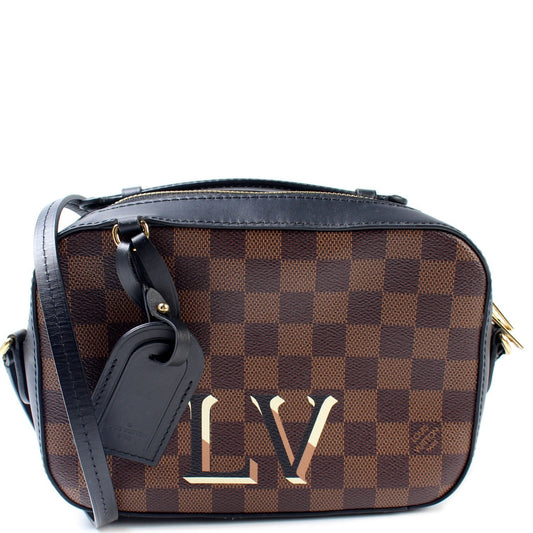 Louis Vuitton Santa Monica Ebene Damier Handbag