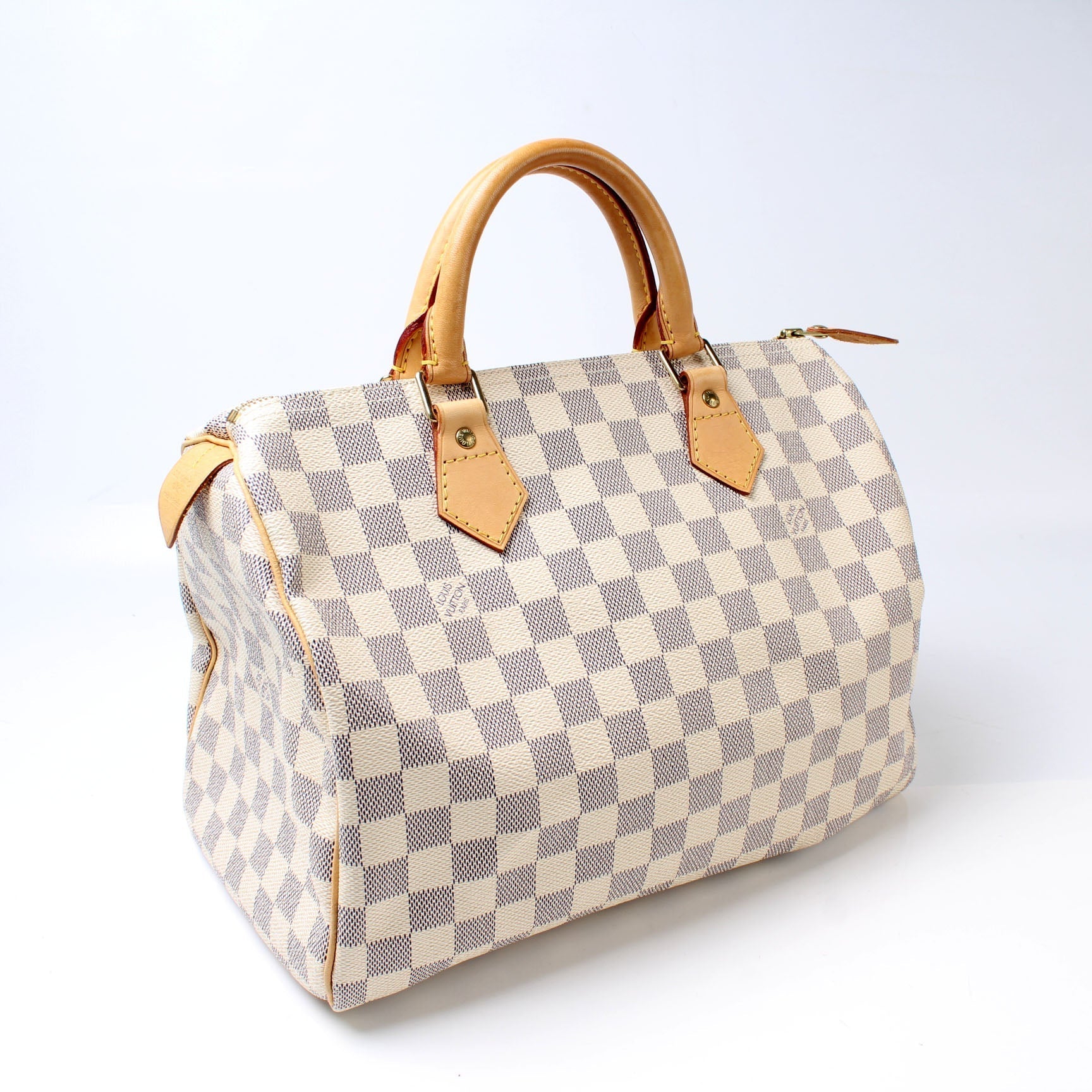Louis Vuitton Speedy 30 Azur Damier Handbag Azur 24