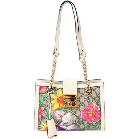 Gucci Padlock GG Flora Small Travel Bag