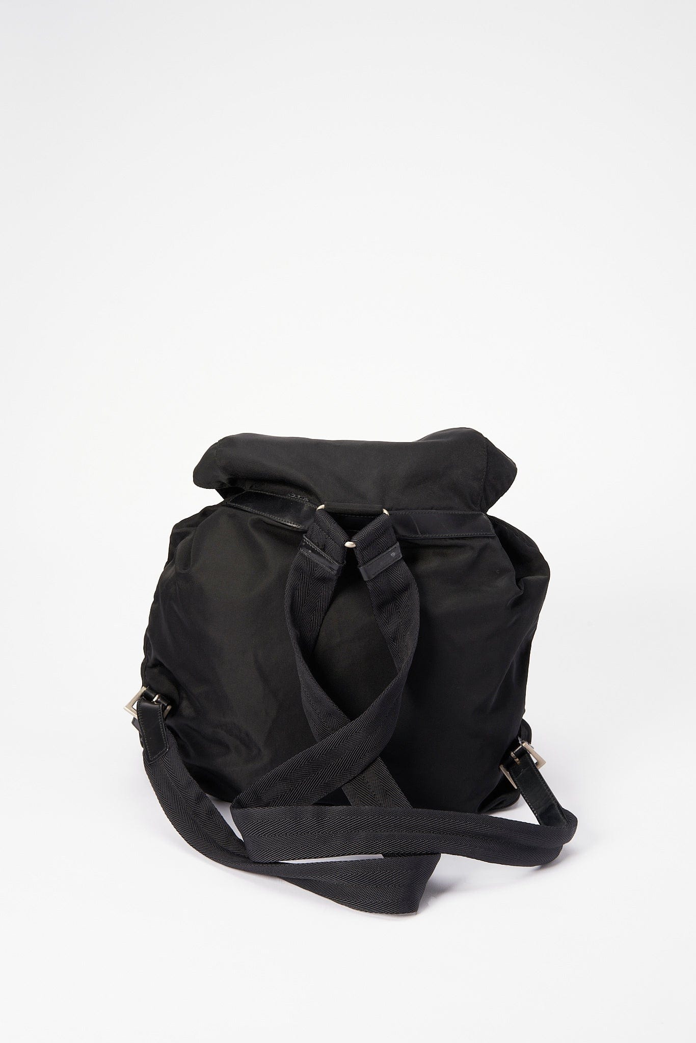 Prada Backpack Nylon Black Nylon Backpack 1630