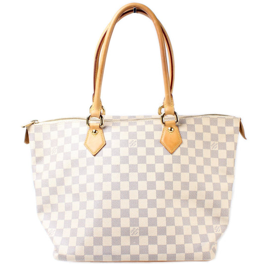 Louis Vuitton Saleya Azur MM Damier Handbag Azur 7