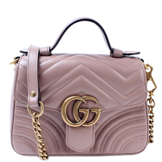 Gucci GG Marmont Mini Top Handle Travel Bag
