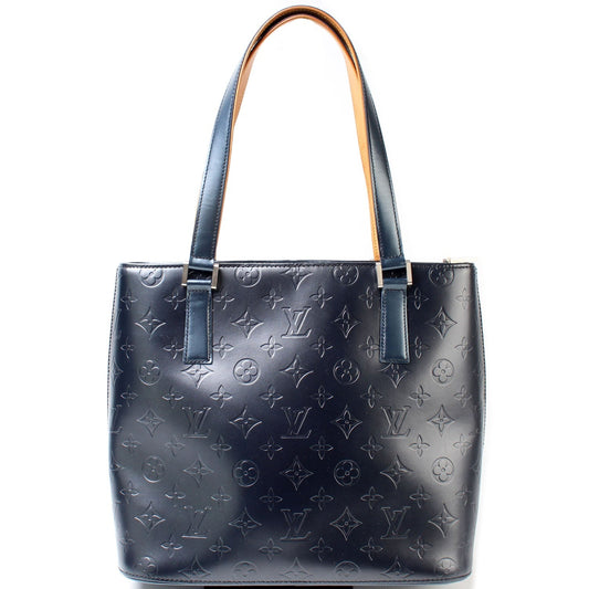 Louis Vuitton Stockton Matte Monogram Leather Handbag