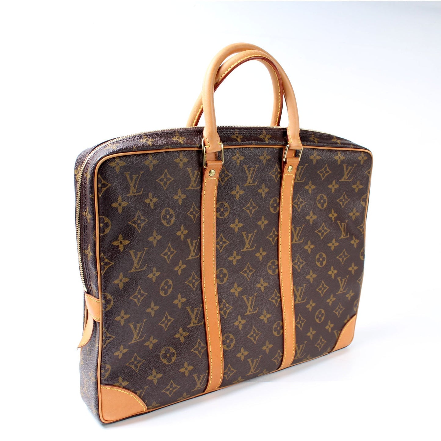 Louis Vuitton Porte Documents Voyage Monogram Handbag