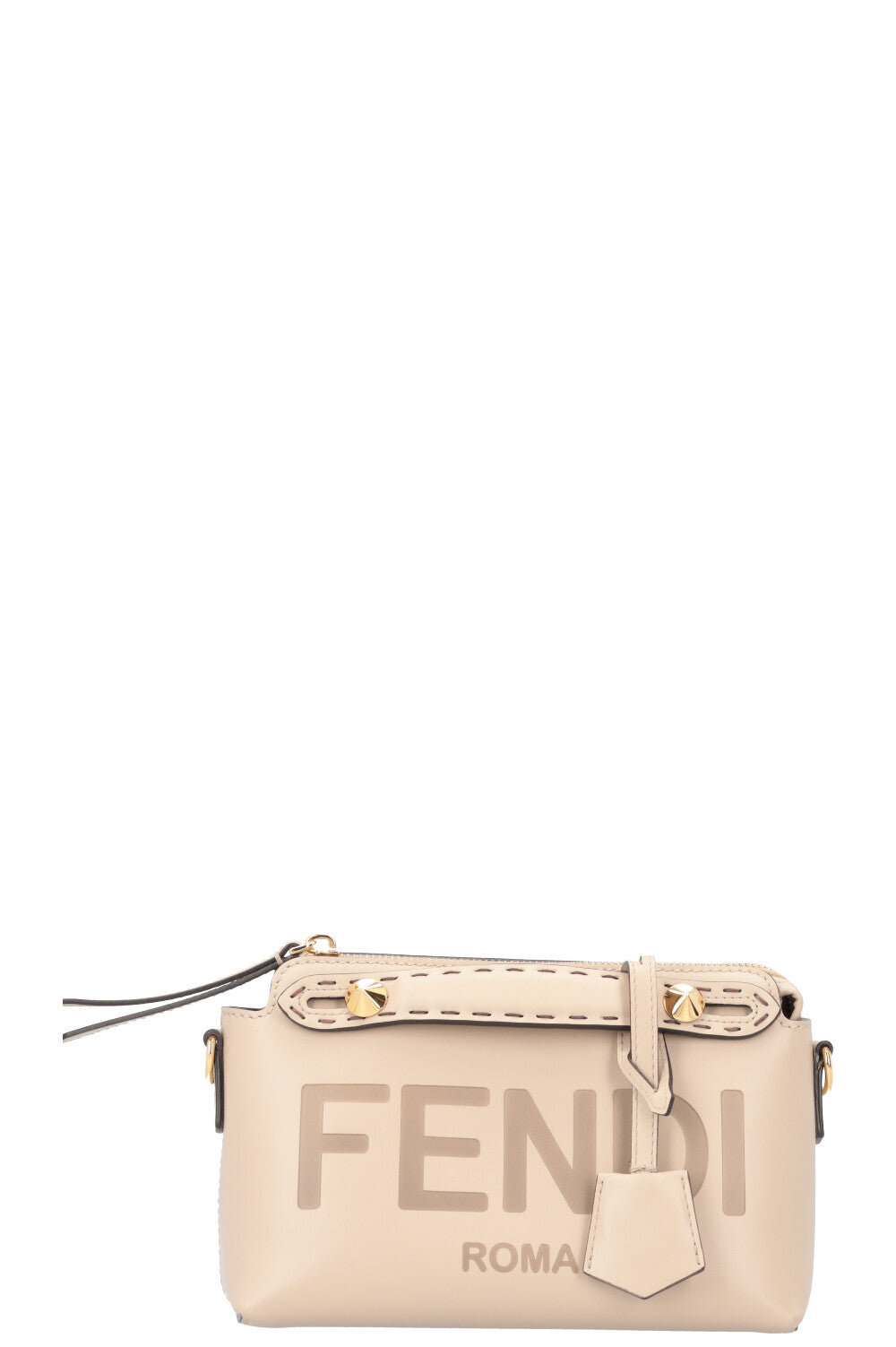 Fendi By The Way Bag Leather Beige Small Handbag