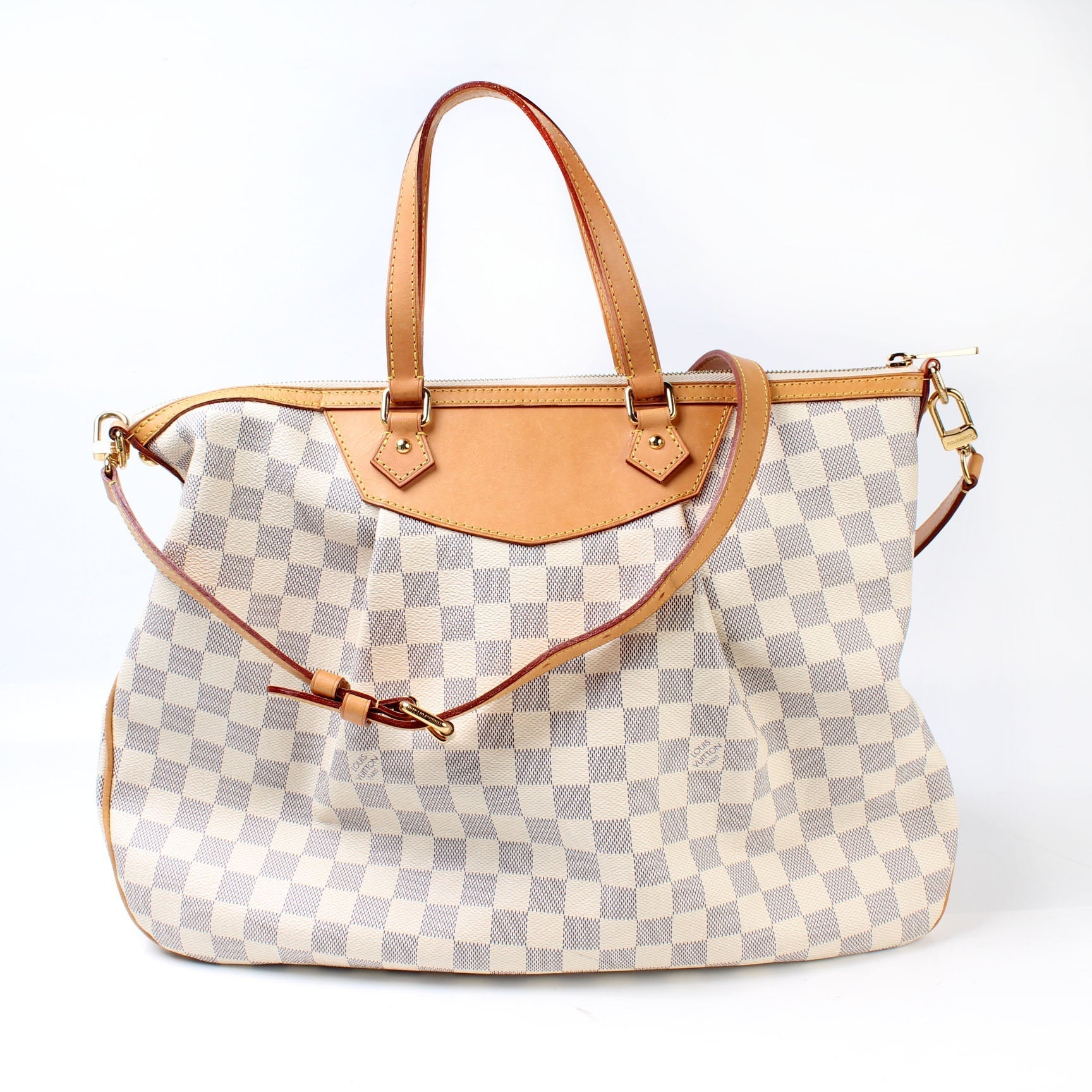 Louis Vuitton Siracusa Azur GM Damier Handbag Azur 4