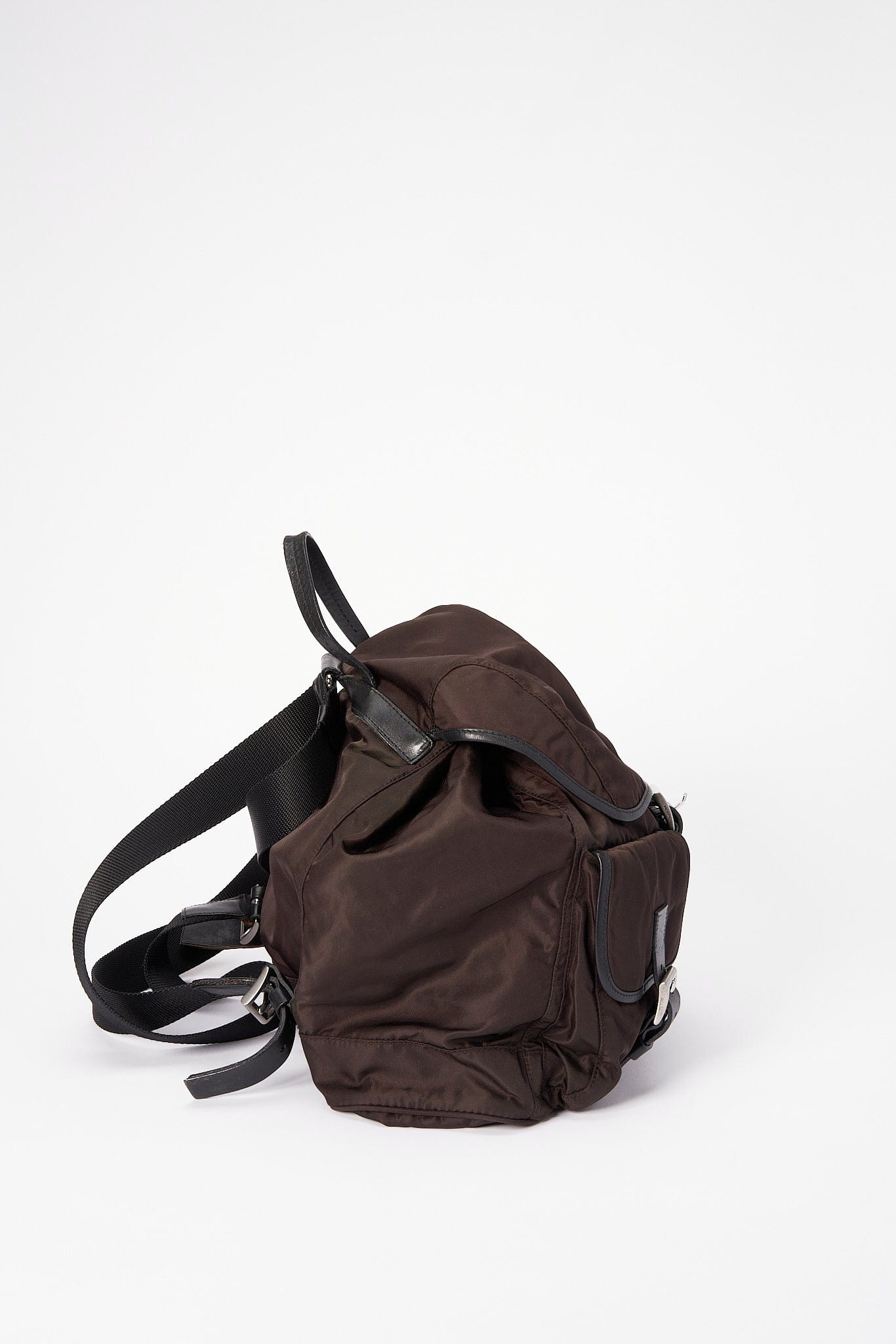 Prada Backpack Nylon Brown