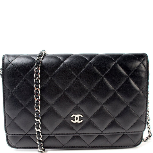 Chanel WOC Classic Quilted Lambskin 14M Clutch Bag