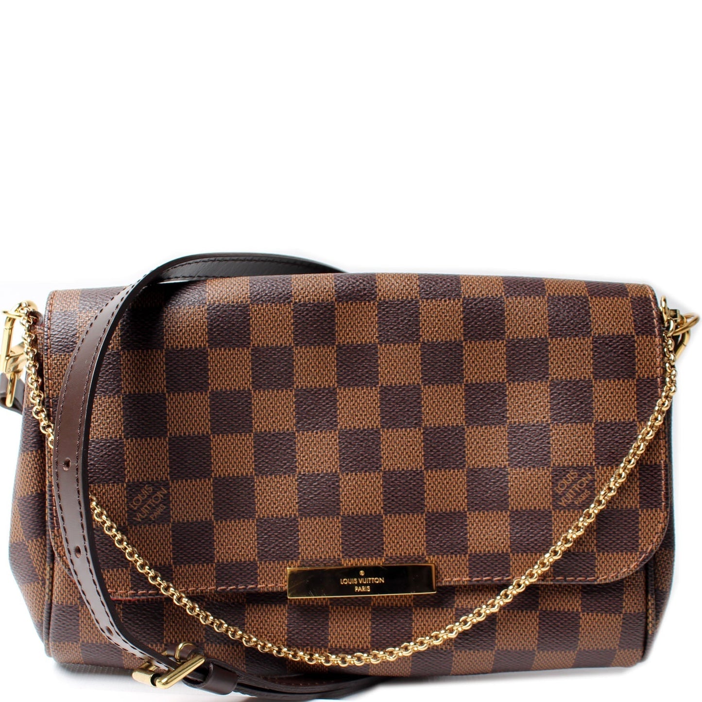 Louis Vuitton Favorite MM Ebene Damier Handbag Ebene 10