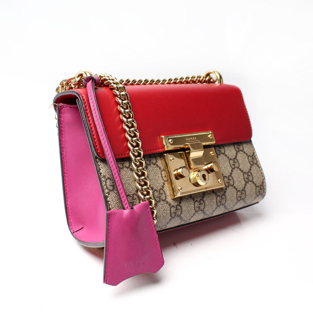 Gucci Padlock GG Supreme Travel Bag