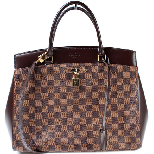 Louis Vuitton Rivoli Ebene MM Damier Handbag