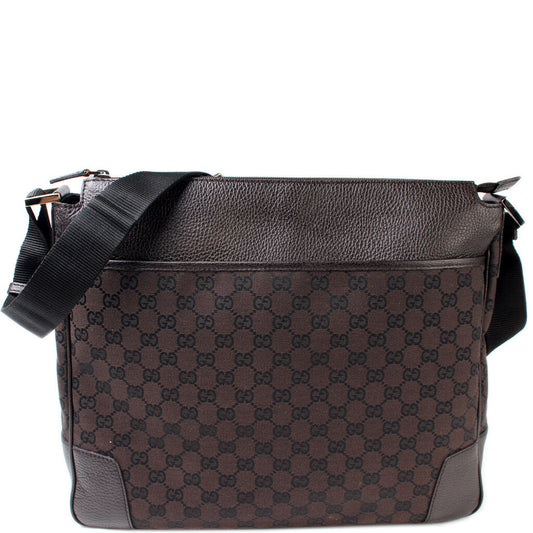 Gucci GG Messenger Canvas Travel Bag 16
