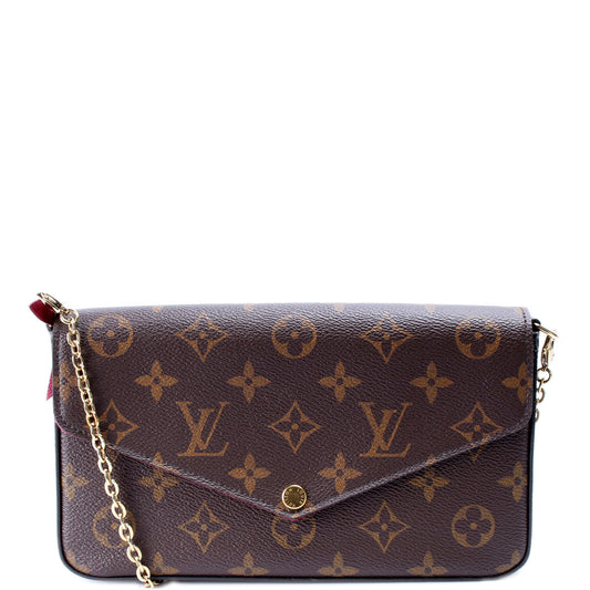 Louis Vuitton Pochette Felicie Monogram Clutch Bag Monogram 40