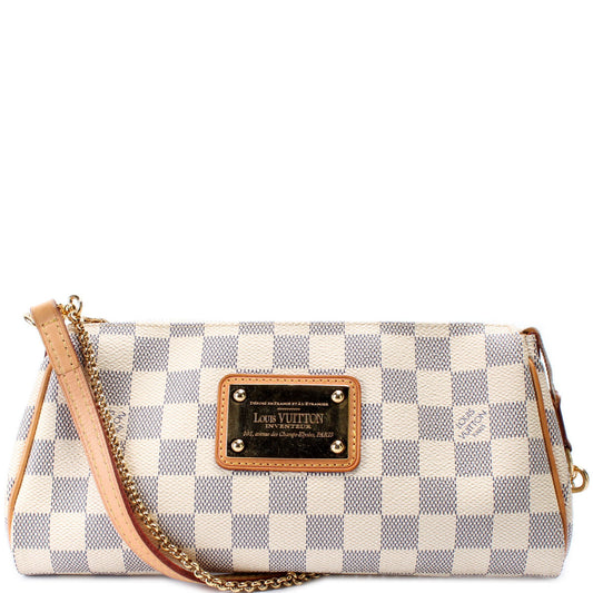 Louis Vuitton Eva Azur Damier Clutch Bag