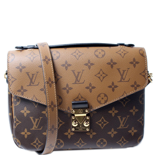 Louis Vuitton Pochette Metis Reverse Monogram Clutch Bag Monogram 4