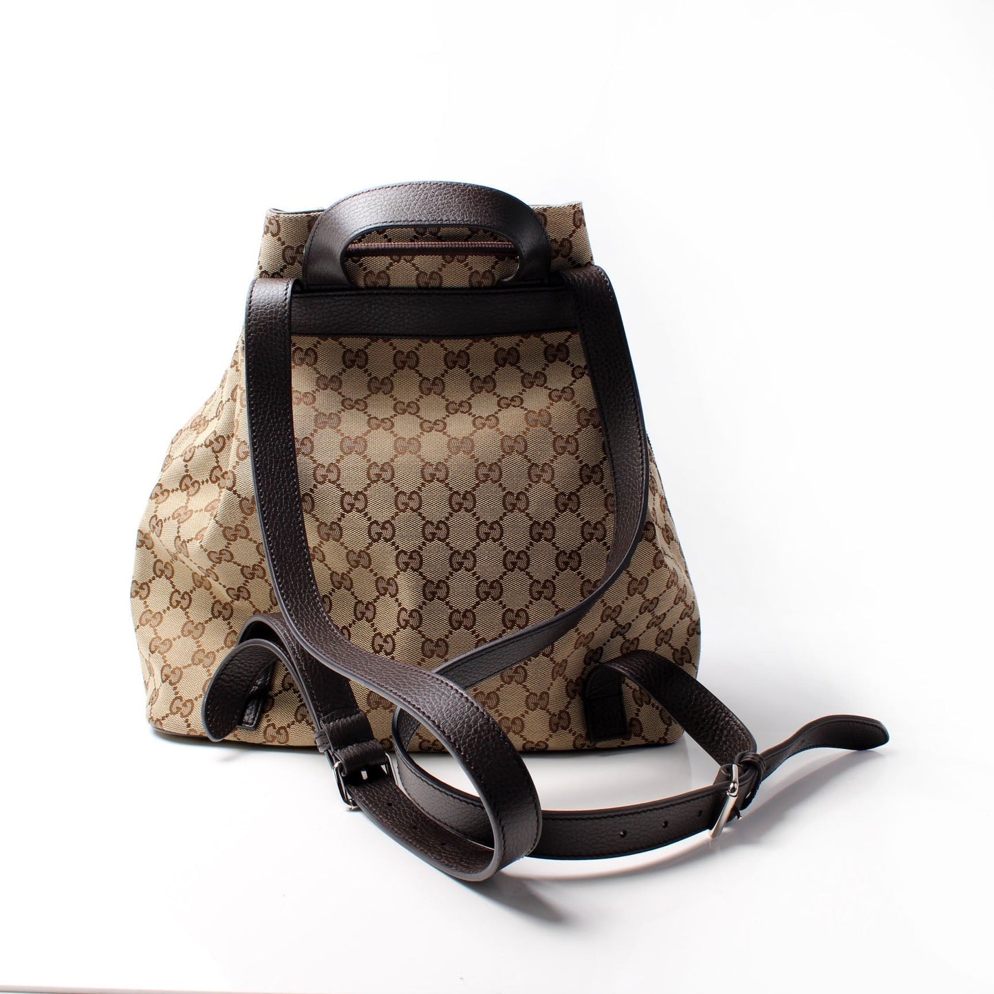 Gucci GG Drawstring Backpack Canvas Jewelry Backpack 1