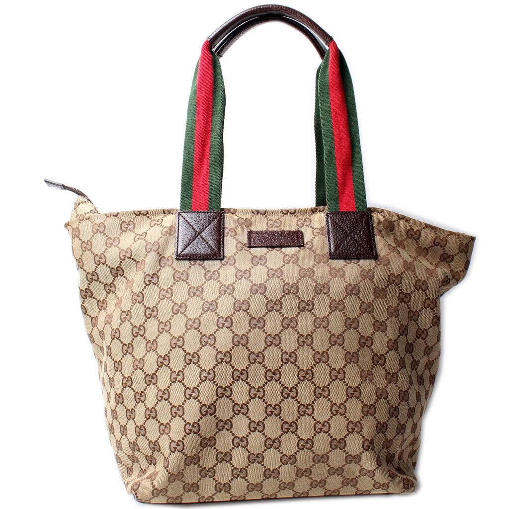 Gucci Web Handle Tote Bag