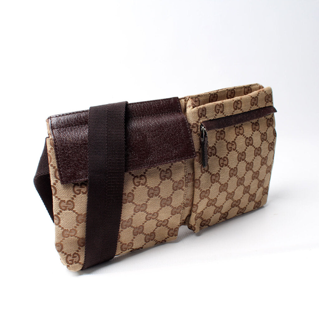 Gucci GG Waist Canvas Travel Bag 14
