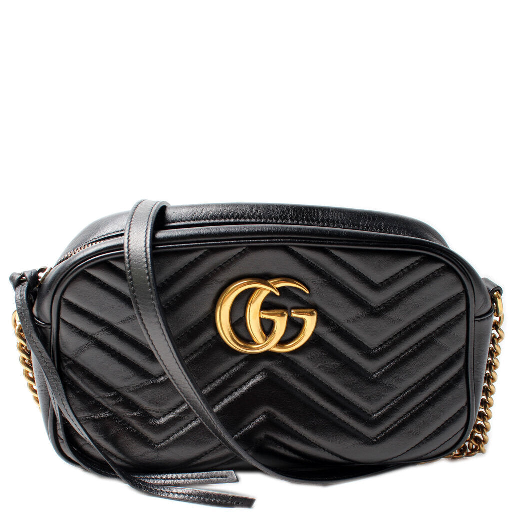 Gucci Marmont Camera Leather Small Crossbody Bag Camera 25