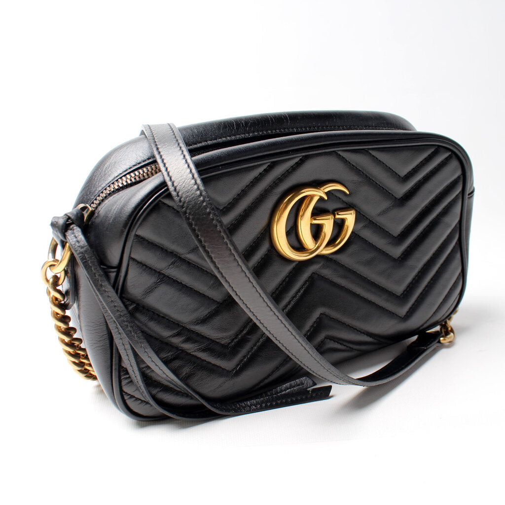 Gucci Marmont Camera Leather Small Crossbody Bag Camera 25