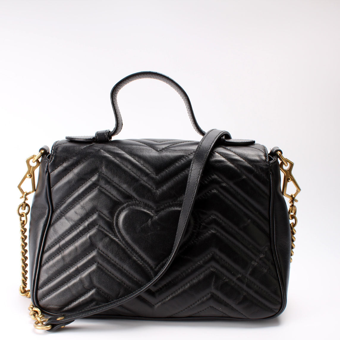 Gucci GG Marmont Small Top Handle Travel Bag Top Handle
