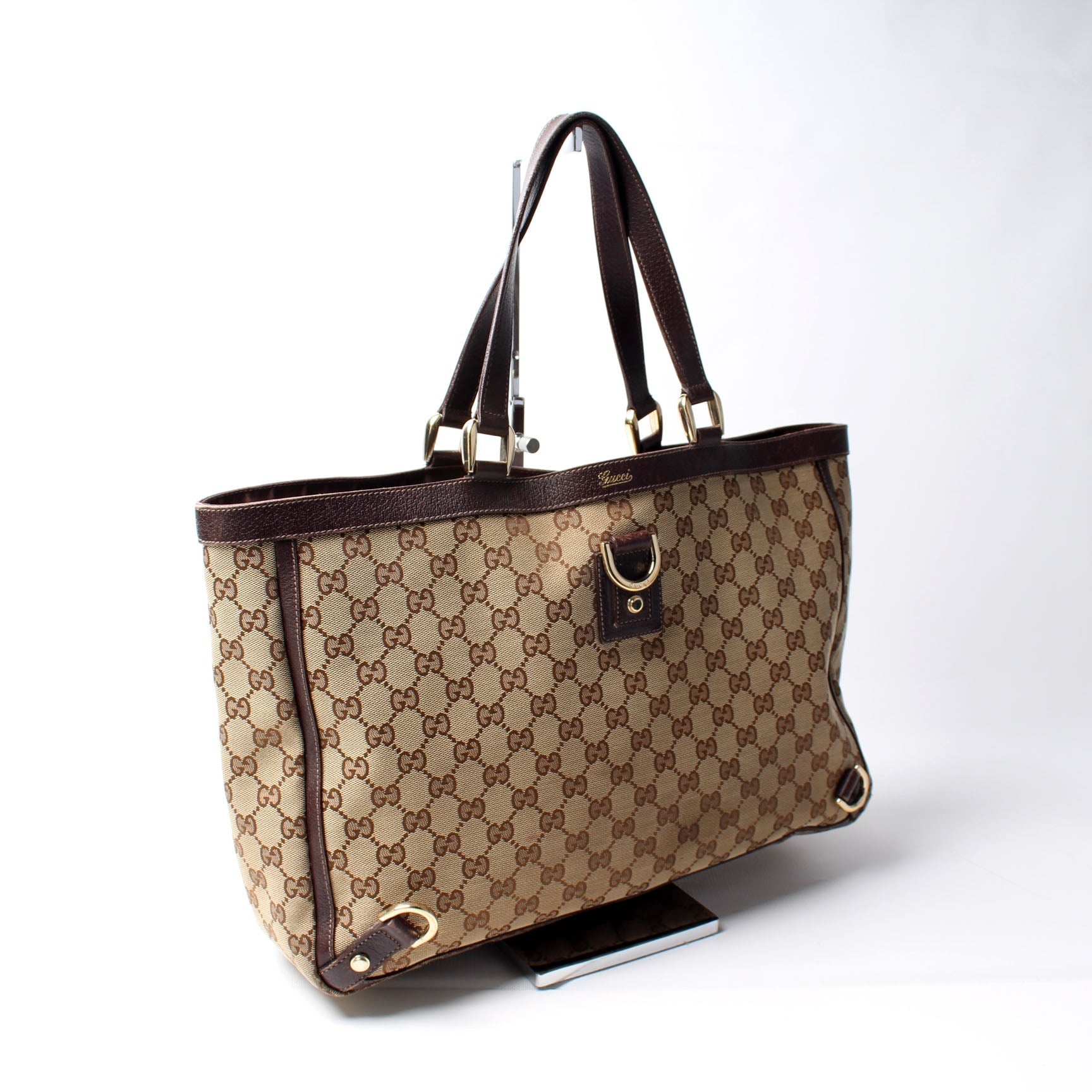 Gucci GG Abbey Canvas Tote Bag Abbey Tote