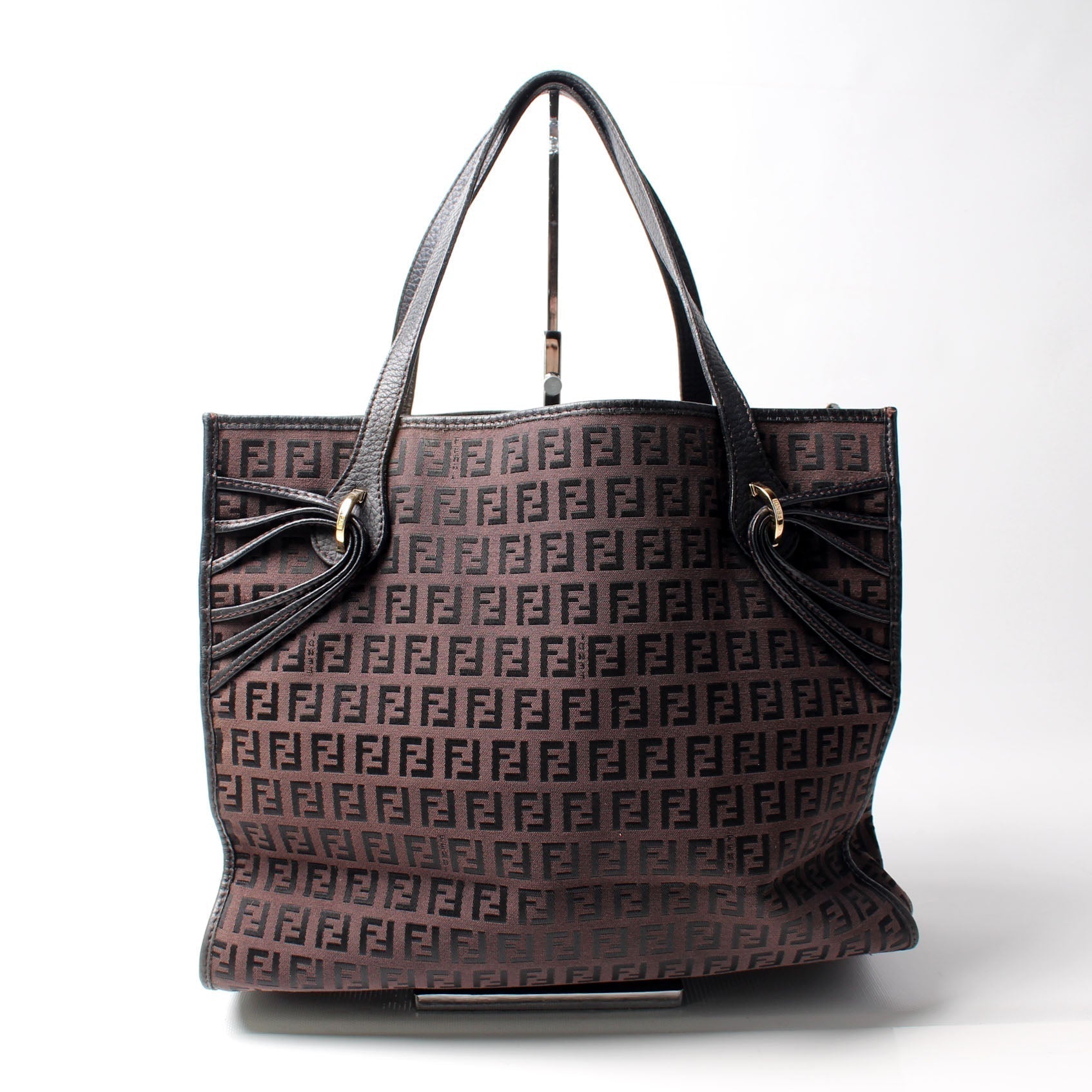 Fendi 8Bh153 Zucchino Tote Bag Canvas