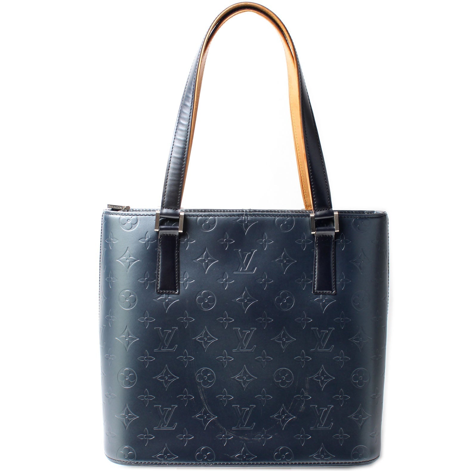 Louis Vuitton Stockton Matte Monogram Leather Handbag Leather 5