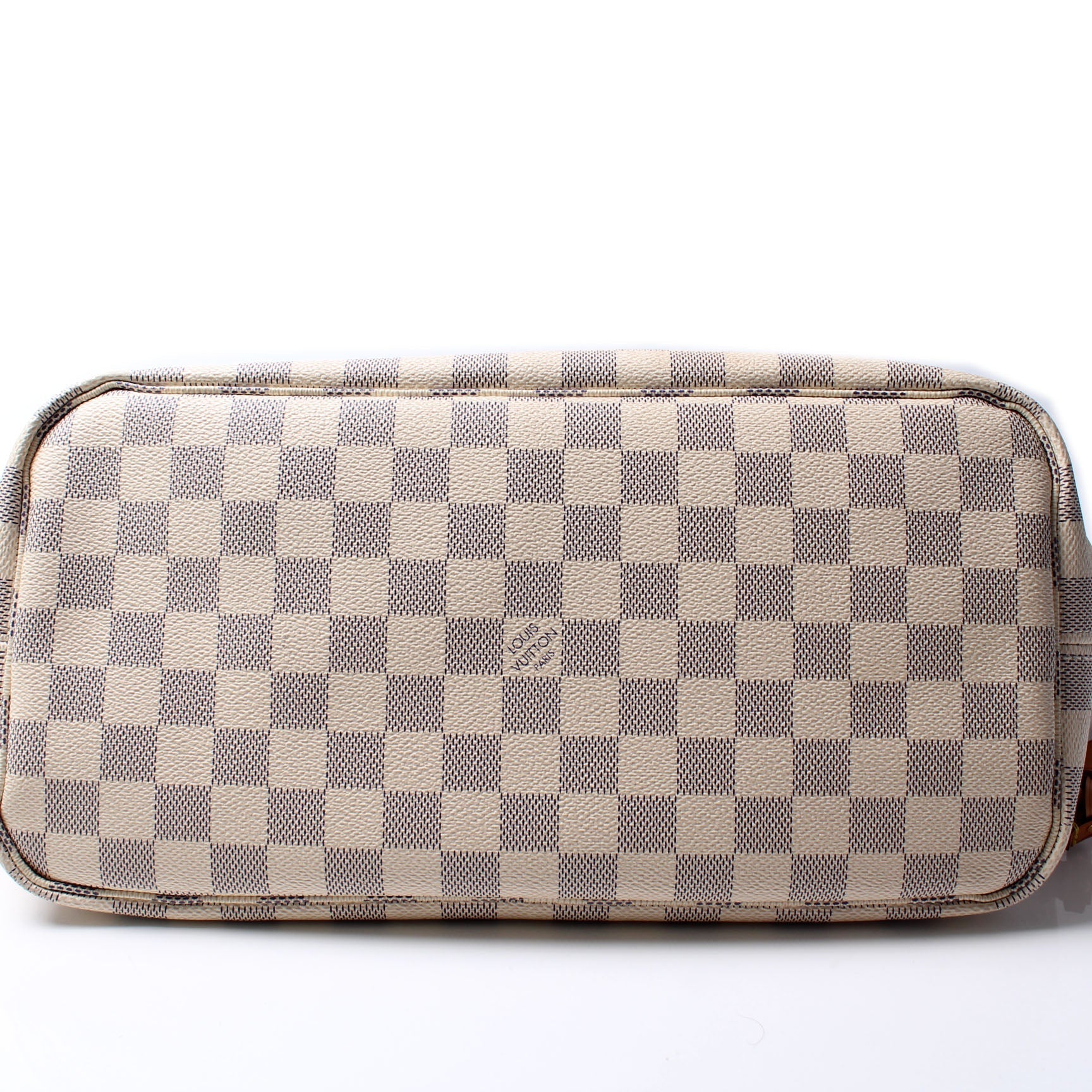 Louis Vuitton Neverfull MM W Azur Damier Wallet Case Azur 2