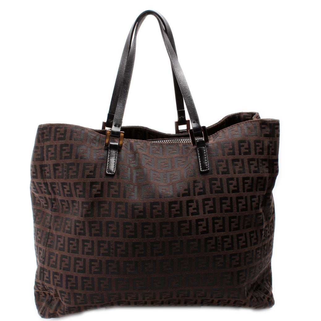 Fendi 8Bh019 Zucchino Tote Bag Small