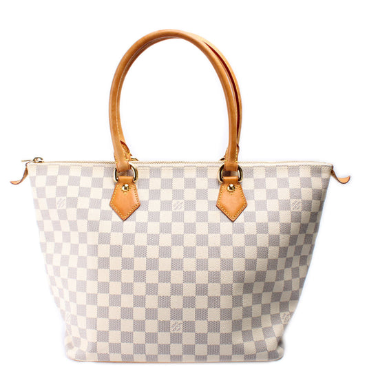 Louis Vuitton Saleya Azur MM Damier Handbag Azur 4