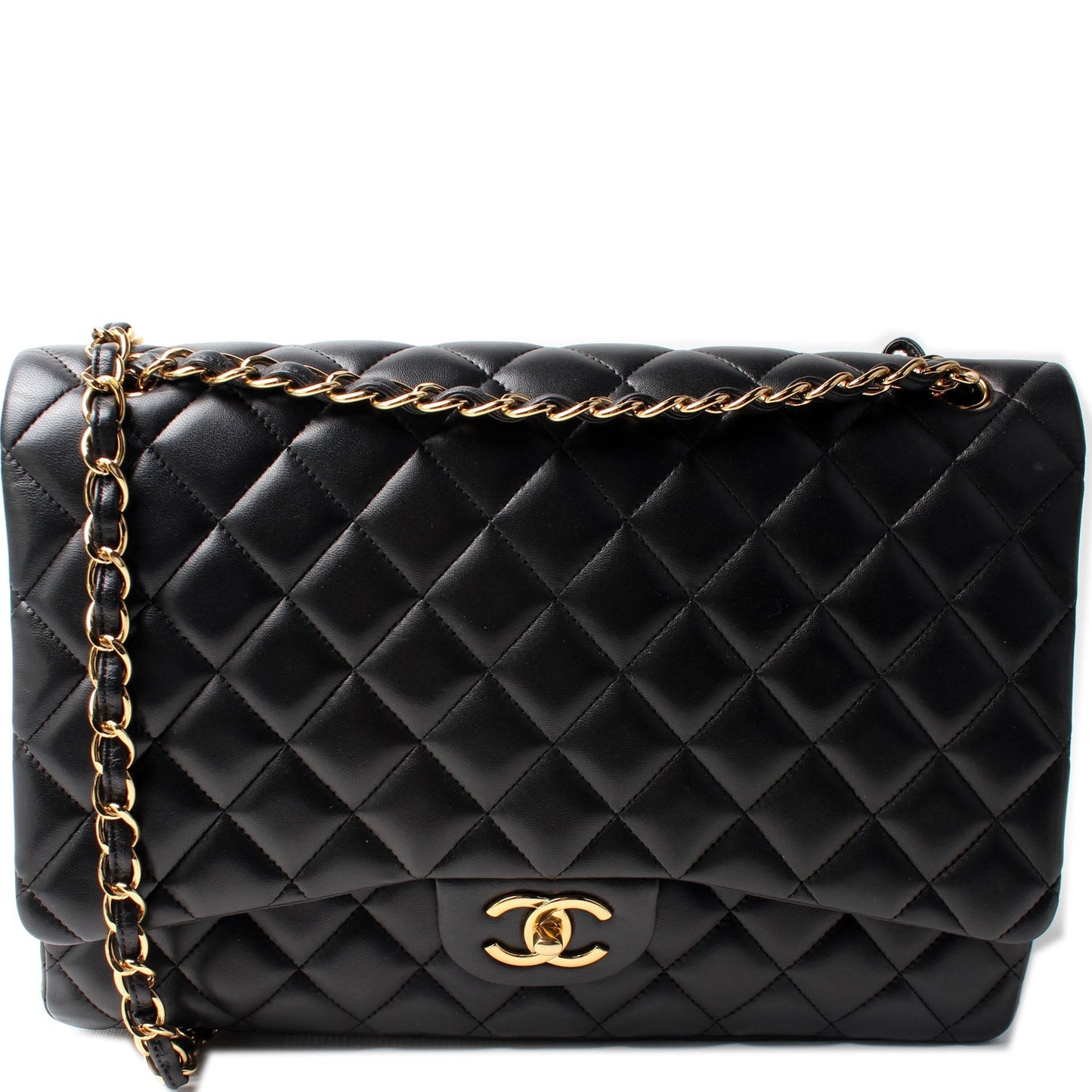 Chanel Classic Flap Maxi Lambskin 15M Handbag 15M 2
