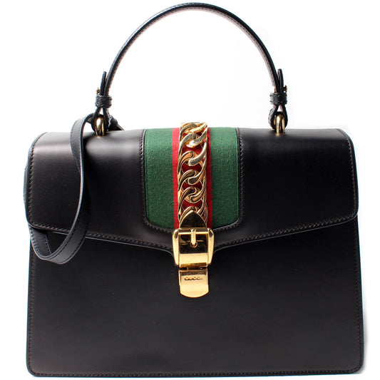 Gucci Sylvie Medium Top Handle Travel Bag