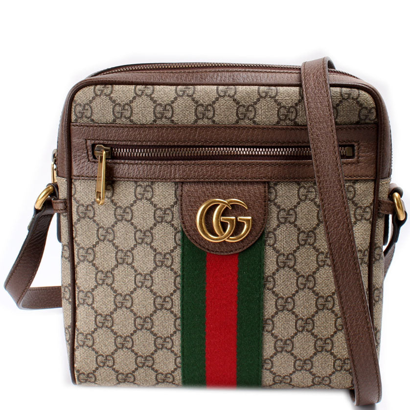 Gucci Ophidia Messenger GG Supreme Travel Bag Gg Supreme