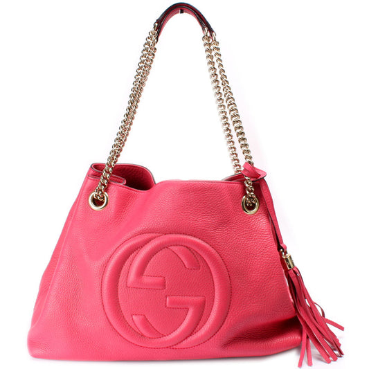 Gucci Soho Leather Medium Shoulder Bag Medium 14