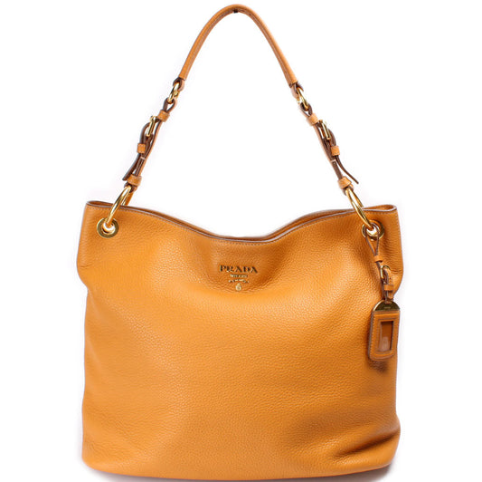 Prada Vitello Daino Hobo Bag Large Travel Bag