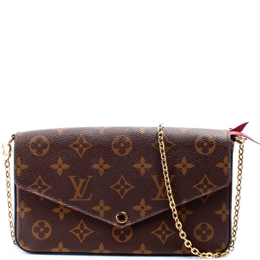 Louis Vuitton Pochette Felicie Monogram Clutch Bag Monogram 43