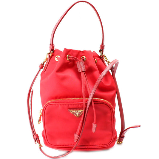 Prada Vela Bag Nylon Bucket Bucket Bag